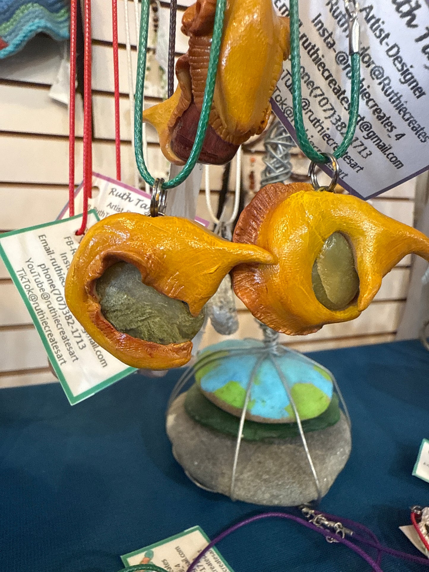 Slug and Rocks Necklace