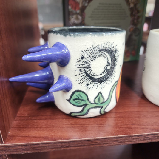 Pumpkin & Snake Spiked Mug | Bitchware Ceramics