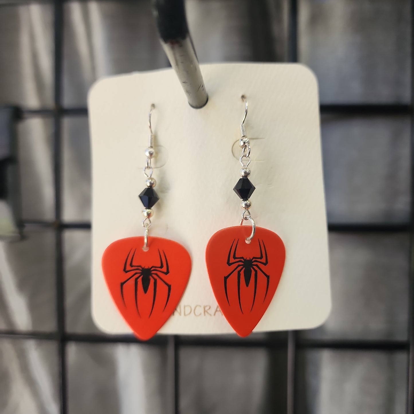 Handcrafted Guitar Pick Earrings by Gigi