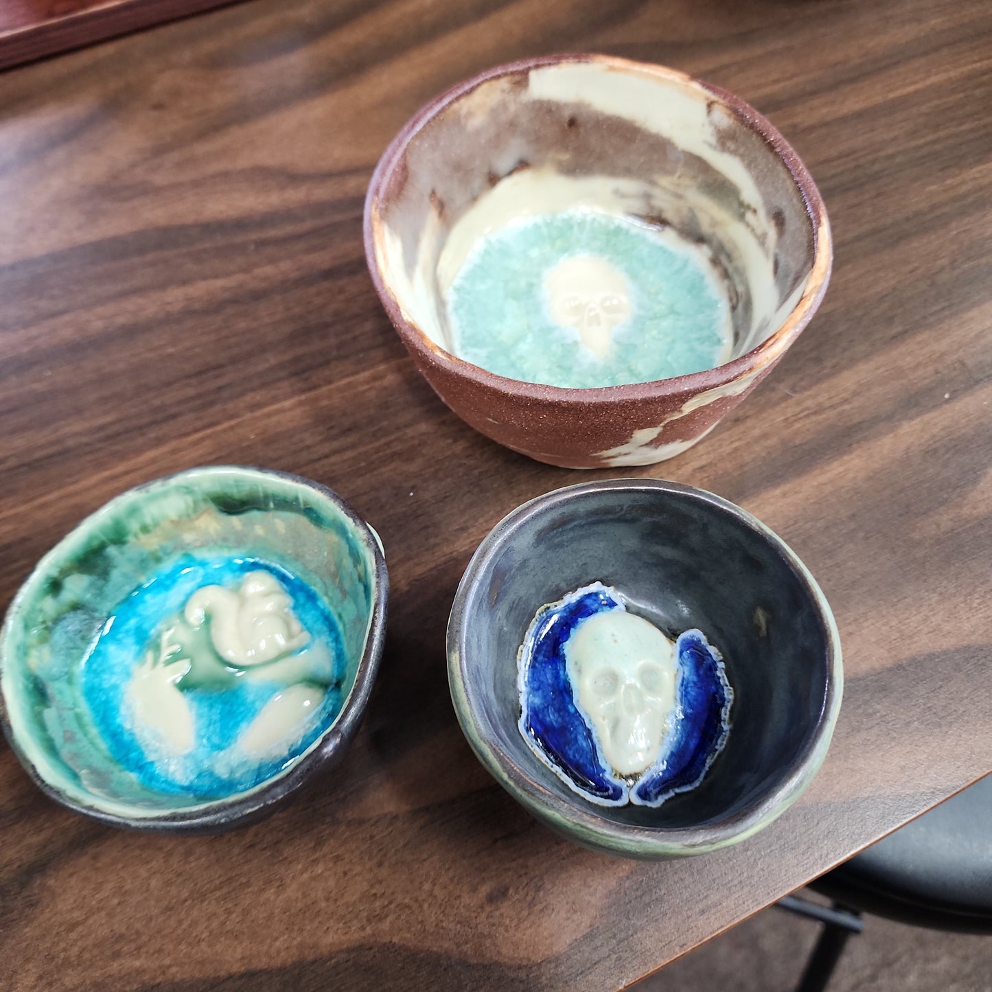 Clay Skull Bowls by Rachel