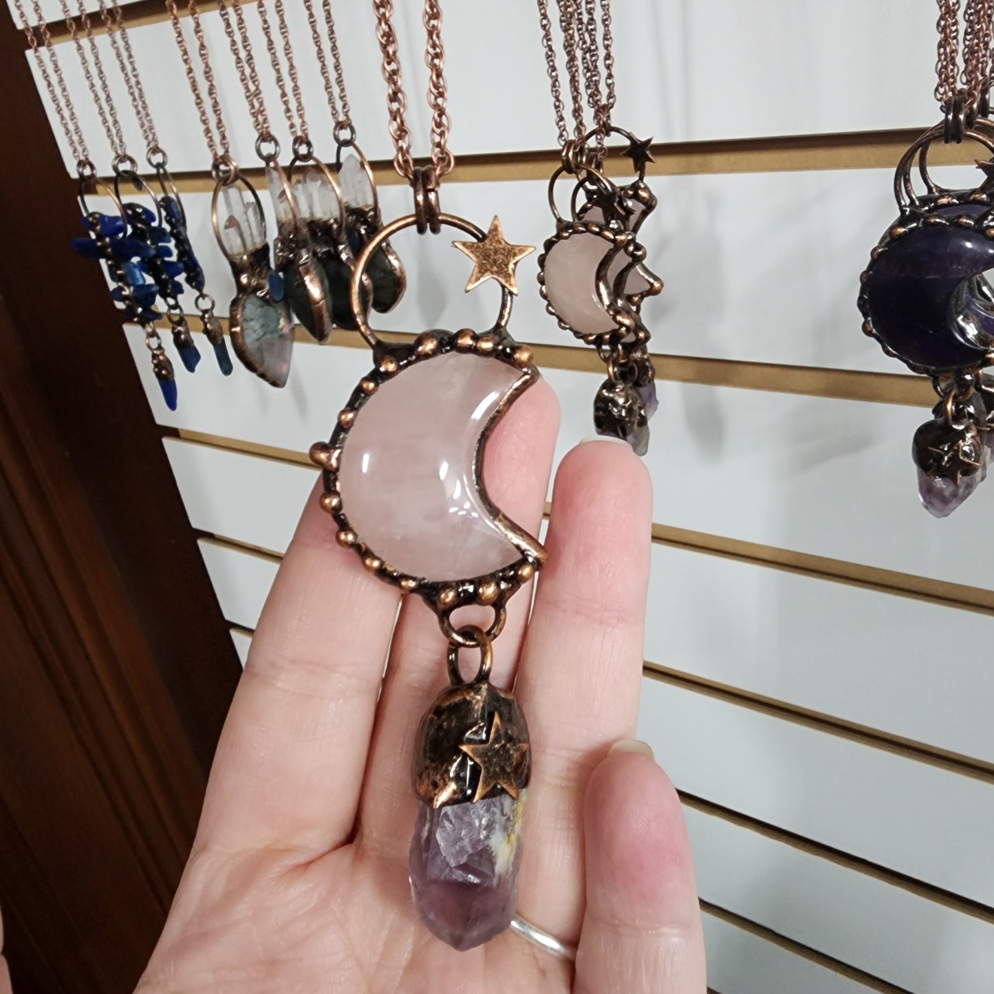 Crystal Dangle Pendants