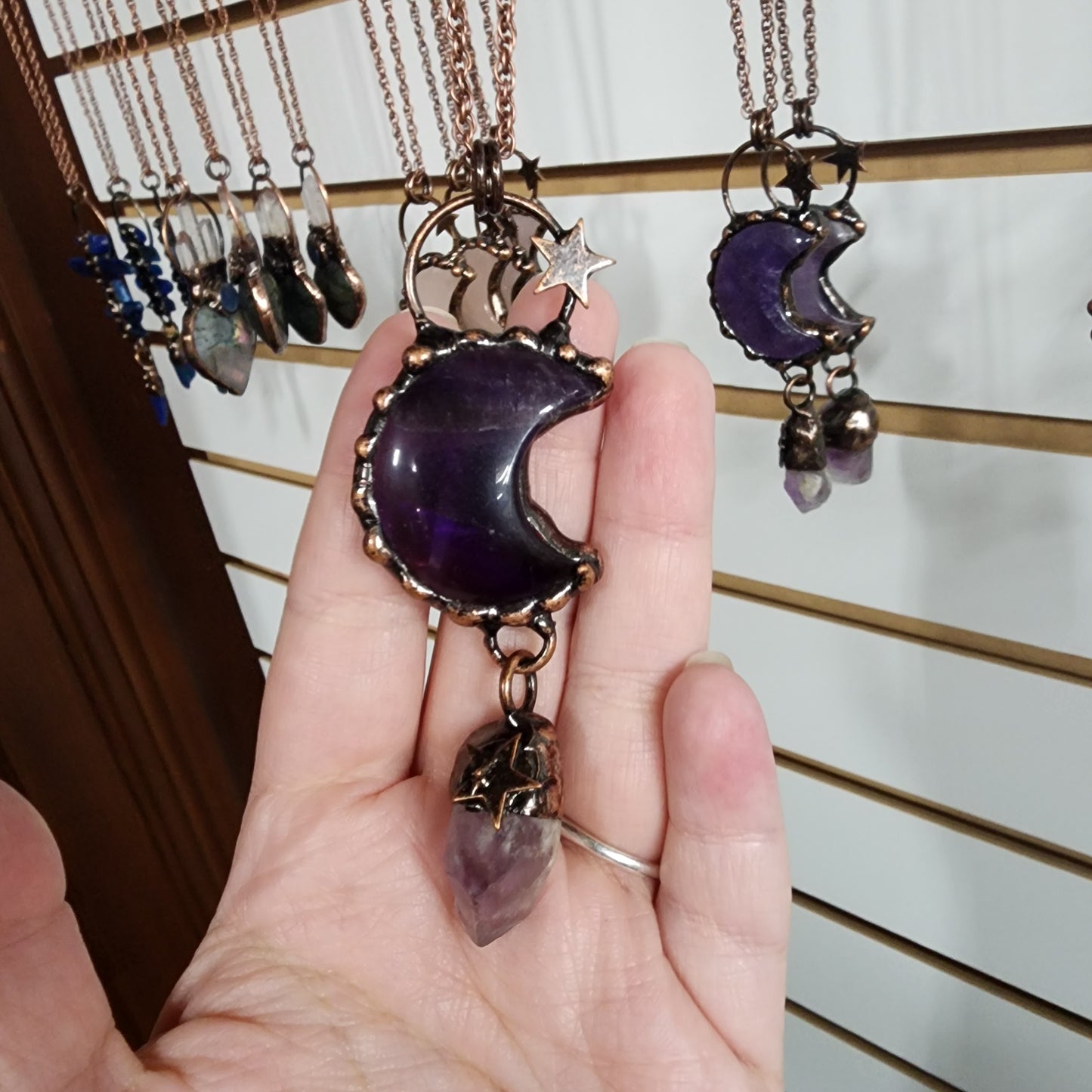 Crystal Dangle Pendants