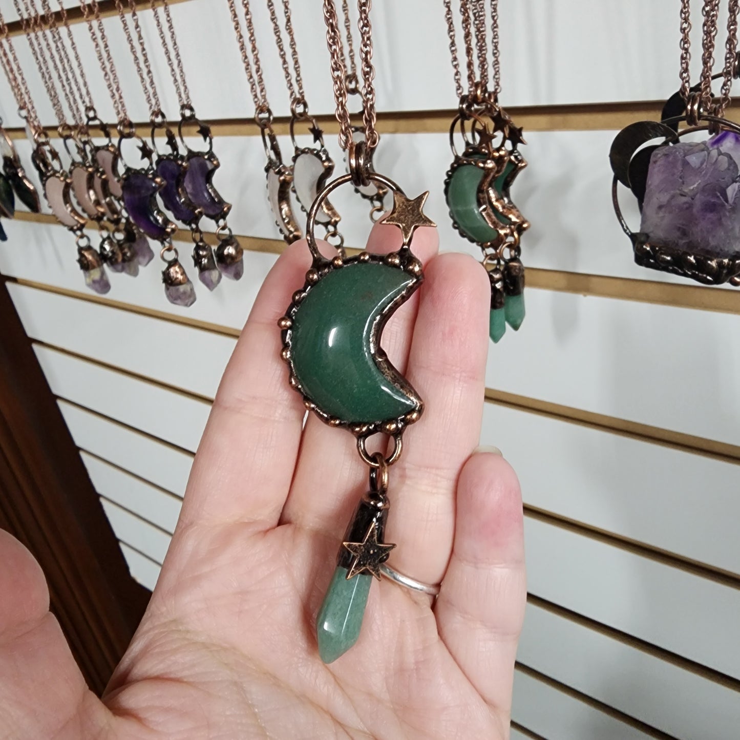 Crystal Dangle Pendants