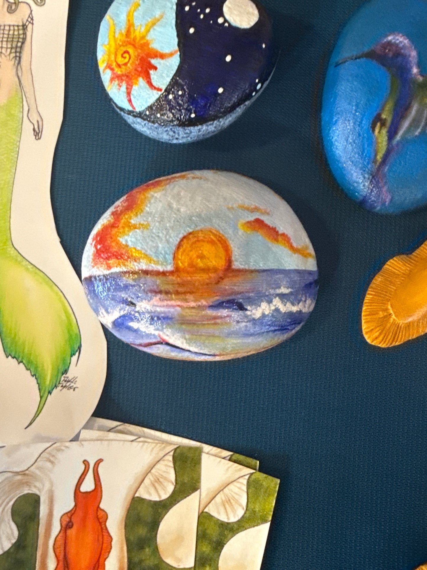 Painted rocks