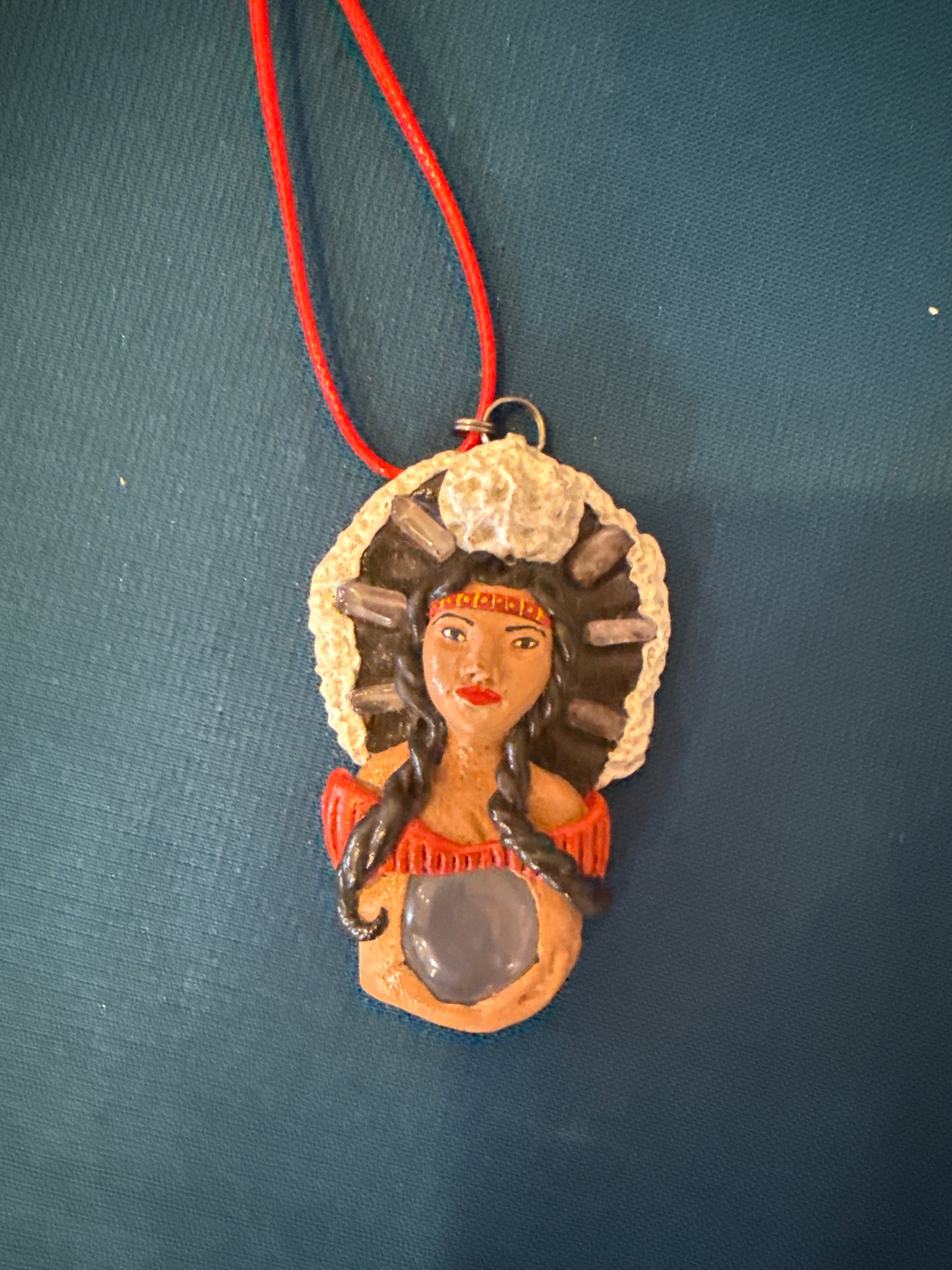 Clay Necklace-Ruth Taylor