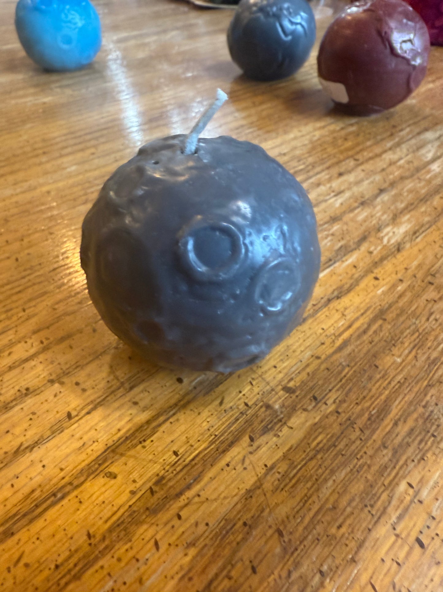 Moon and Earth Candles