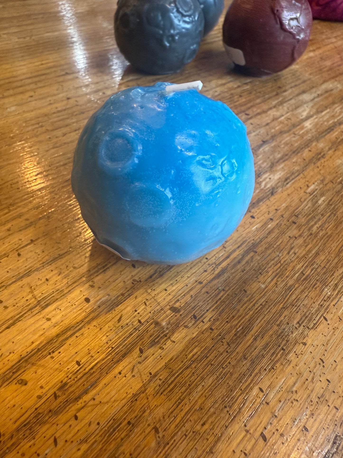 Moon and Earth Candles