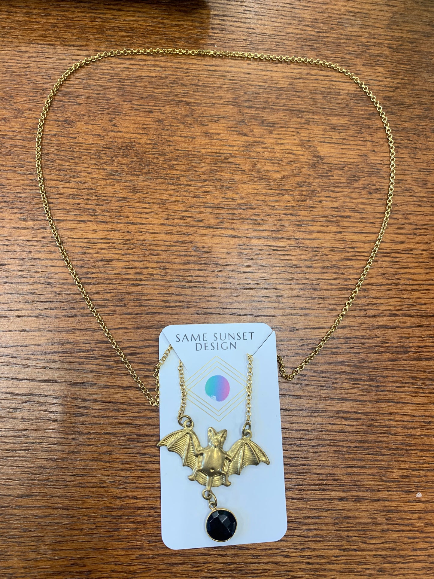 Bat necklace