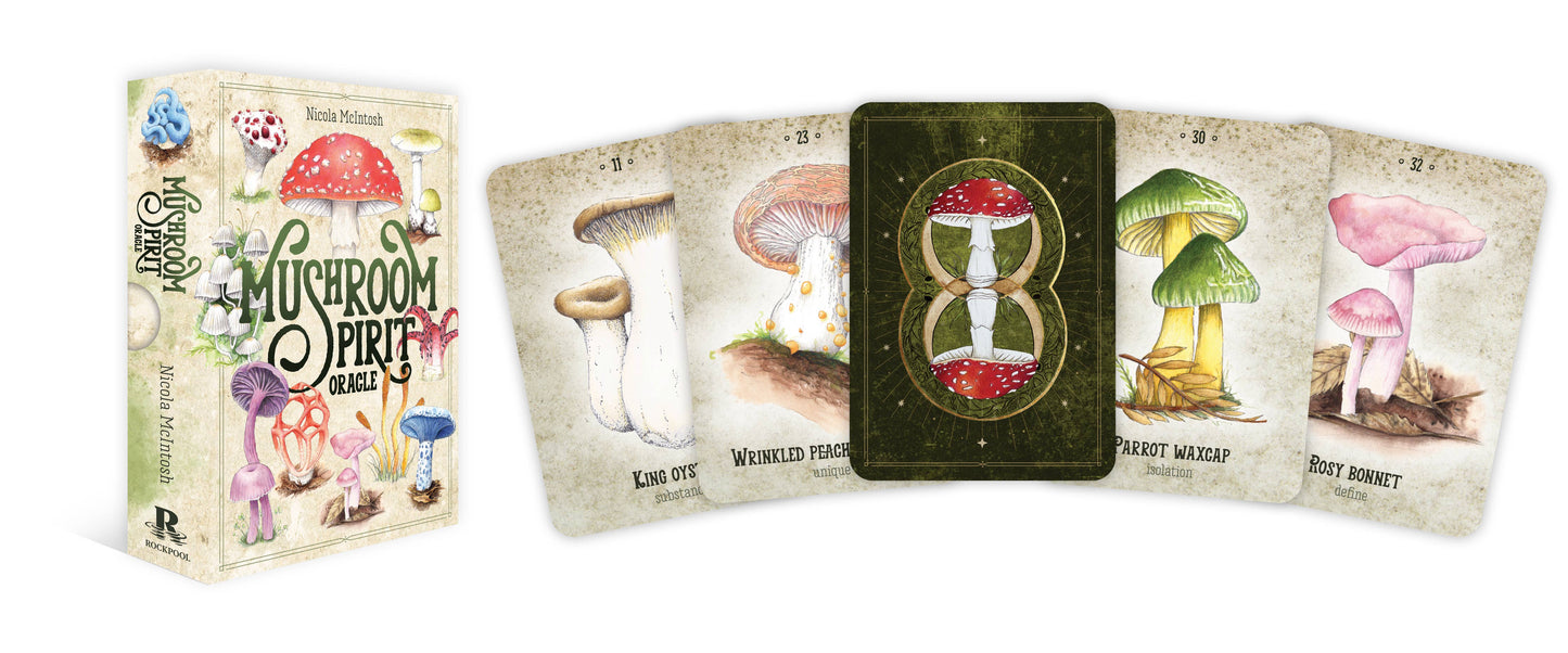 Mushroom Spirit Oracle(36 Cards & 112-Page Book)