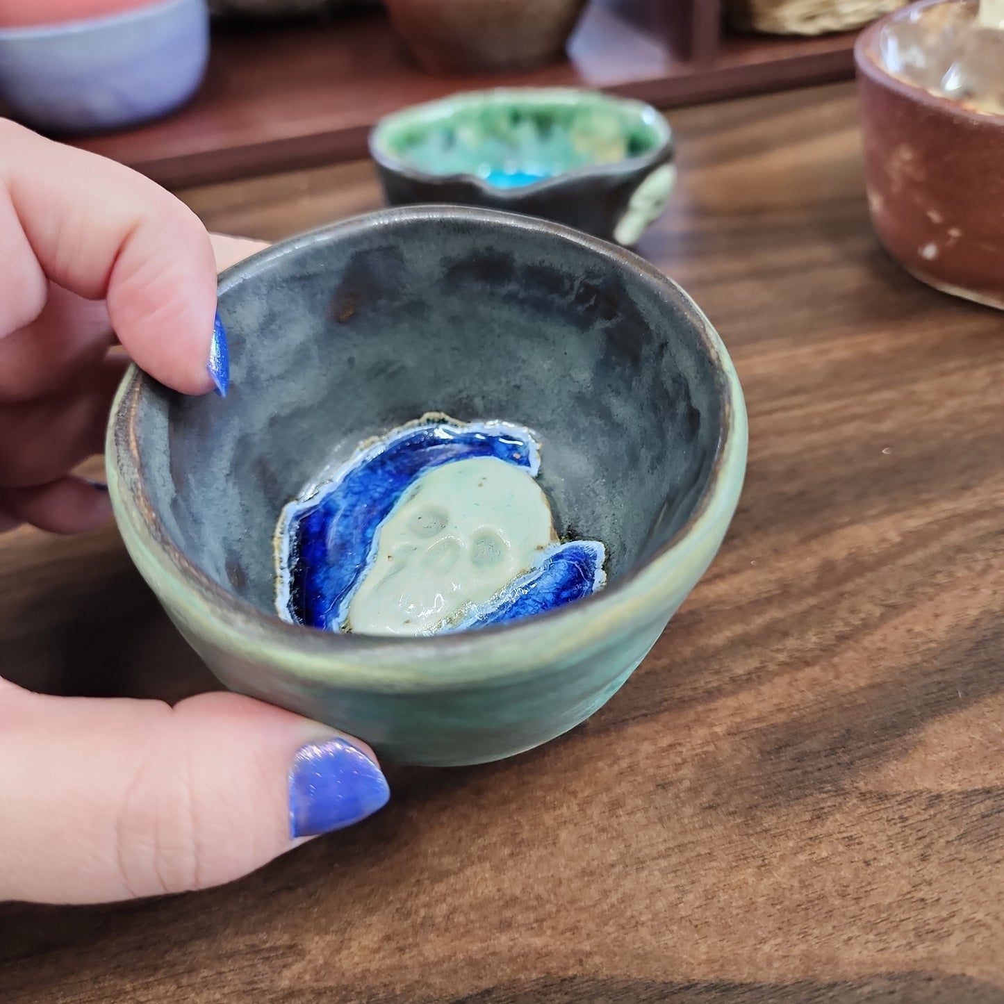 Clay Skull Bowls by Rachel