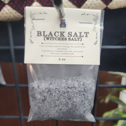 Black Salt | Witches Salt | 2 oz