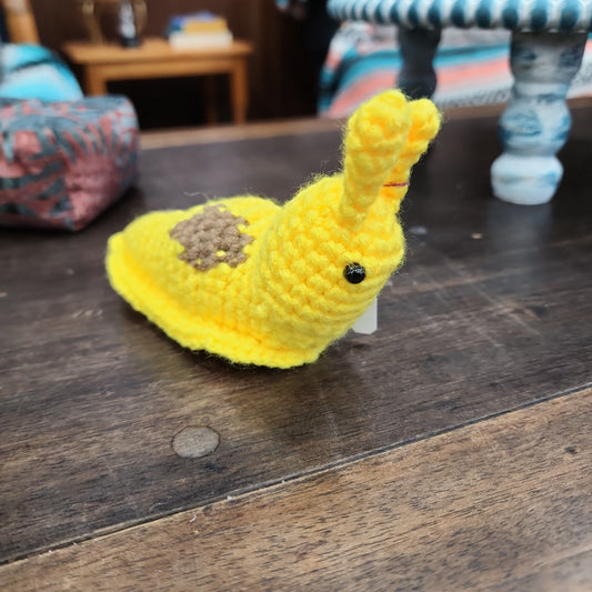 Crochet Creatures - Amigurumi Banana Slug