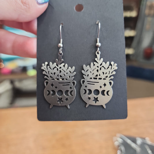 Cauldron Earrings
