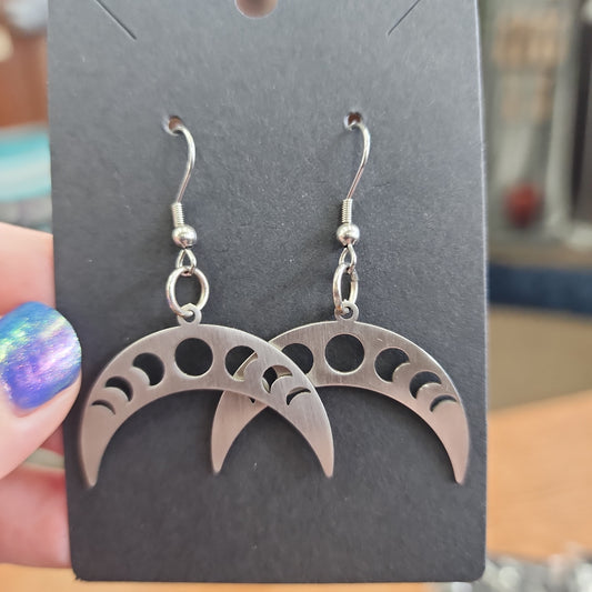 Moon Phase Earrings