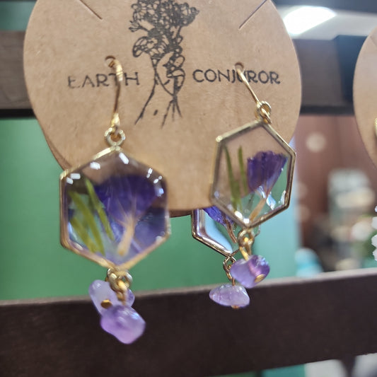 Handmade Floral Earrings | Earth Conjuror