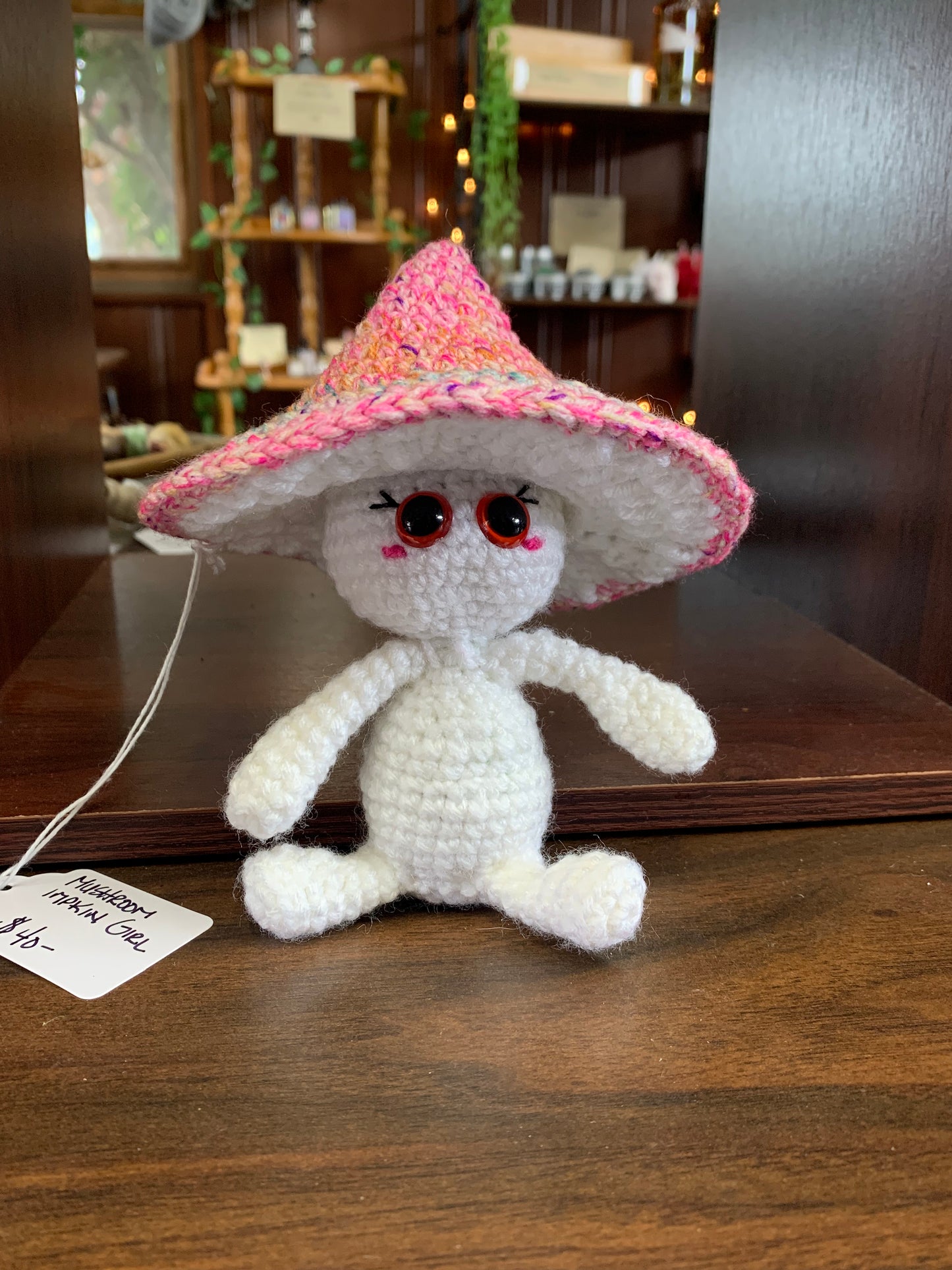 Crochet Creatures - Mushroom Impkin Girl