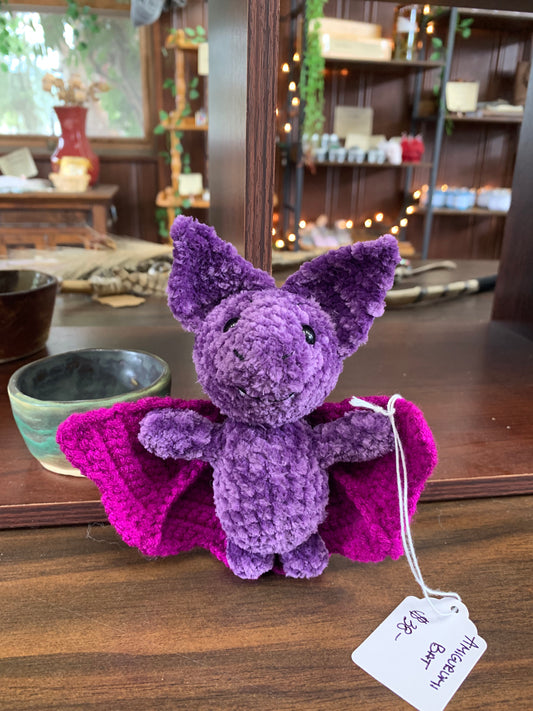 Crochet Creatures - Purple Amigurumi Bat