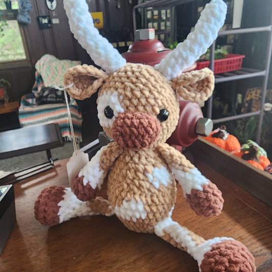 Crochet Creatures - Longhorn Cow