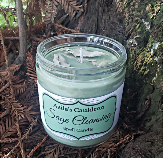Sage Cleansing Spell Candle